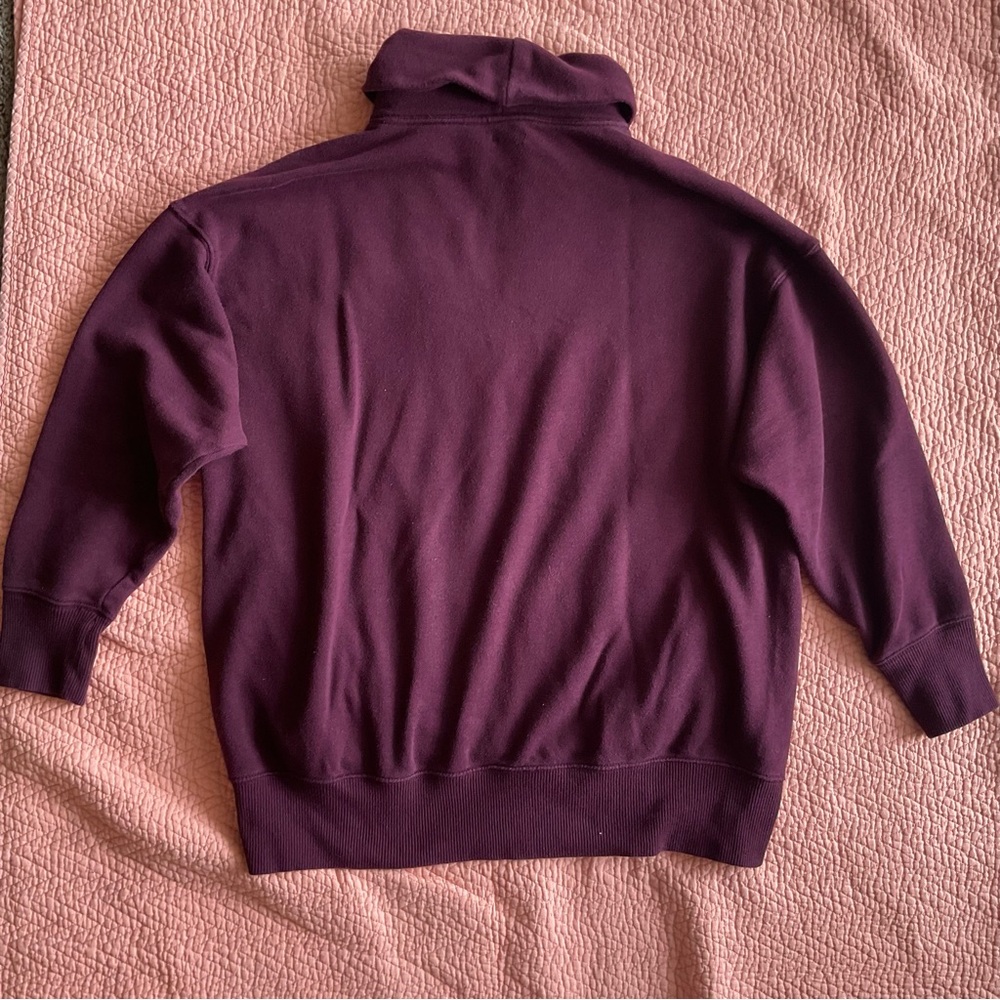 aerie Plum Mock Neck Sweater - Picture 5 of 6